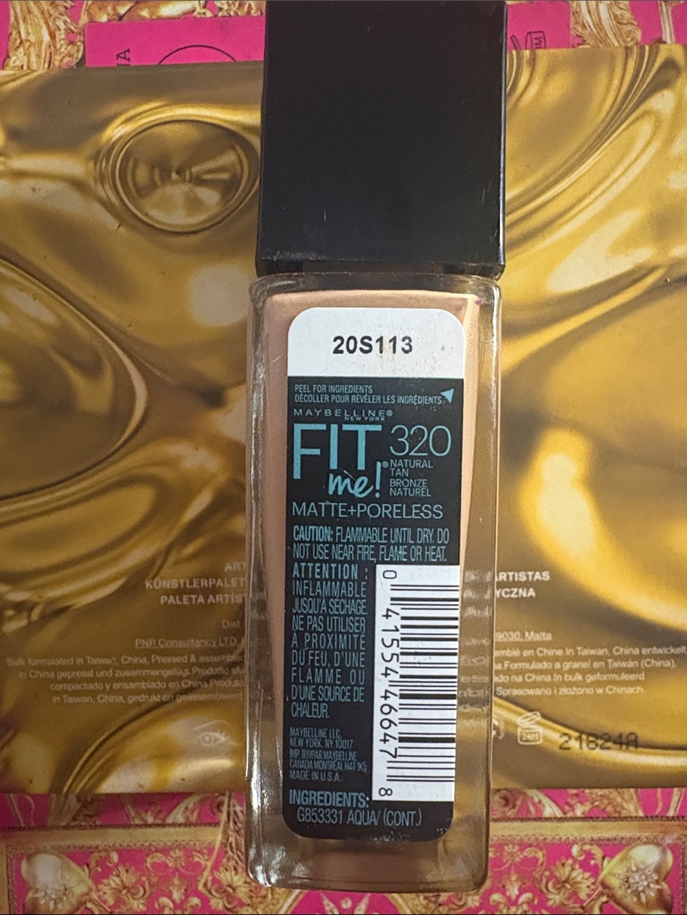 Maybelline Fit Me Matte + Poreless Foundation - 320 Natural Tan (Brown)